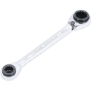 Ratschen-Ringschlüssel | 4-in-1 | SW 10 x 13 - 17 x 19 mm
