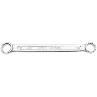 Doppel-Ringschlüssel | extra flach | SW 10 x 11 mm