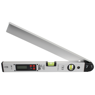 Digitaler LCD-Winkelmesser mit Wasserwaage | 450 mm