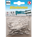 Blindnieten-Sortiment | Ø 4,0 mm | 50-tlg.