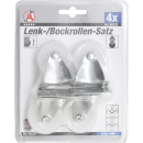 Lenk-/Bockrollen-Satz | 40 mm | 4-tlg.