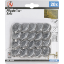 Filzgleiter-Satz | gestiftet | Ø 24 mm | 20-tlg.