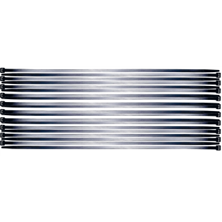 Kabelbinder-Sortiment | schwarz | 7,6 x 500 mm | 20-tlg.