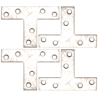 T-Winkel | 70 x 50 x 16 mm | 4-tlg.