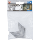 Stuhlwinkel | 40 x 40 x 15 mm | 12-tlg.