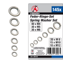 Federringe-Sortiment | M4 - M12 | 145-tlg.